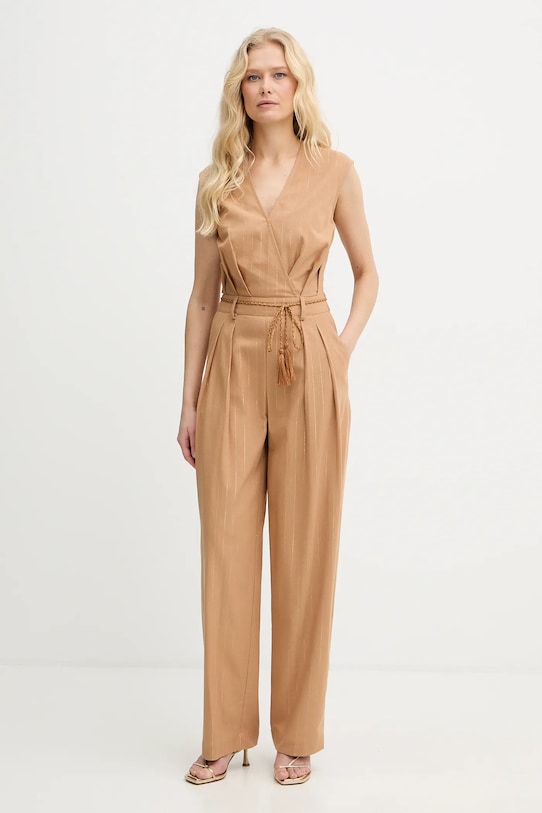 Комбинезон с добавлением льна Twinset, коричневый
Комбинезон с добавлением льна Twinset, коричневый