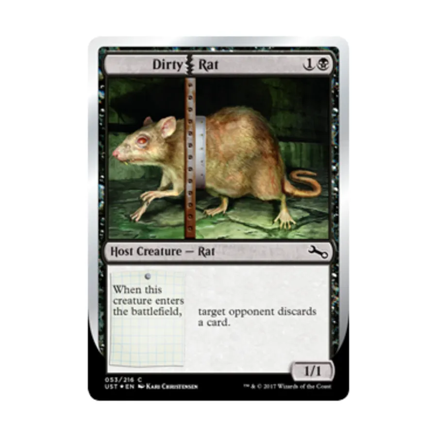 CCG Грязная Крыса (С) (Фольга), MTG - Unstable
CCG Грязная Крыса (С) (Фольга), MTG - Unstable