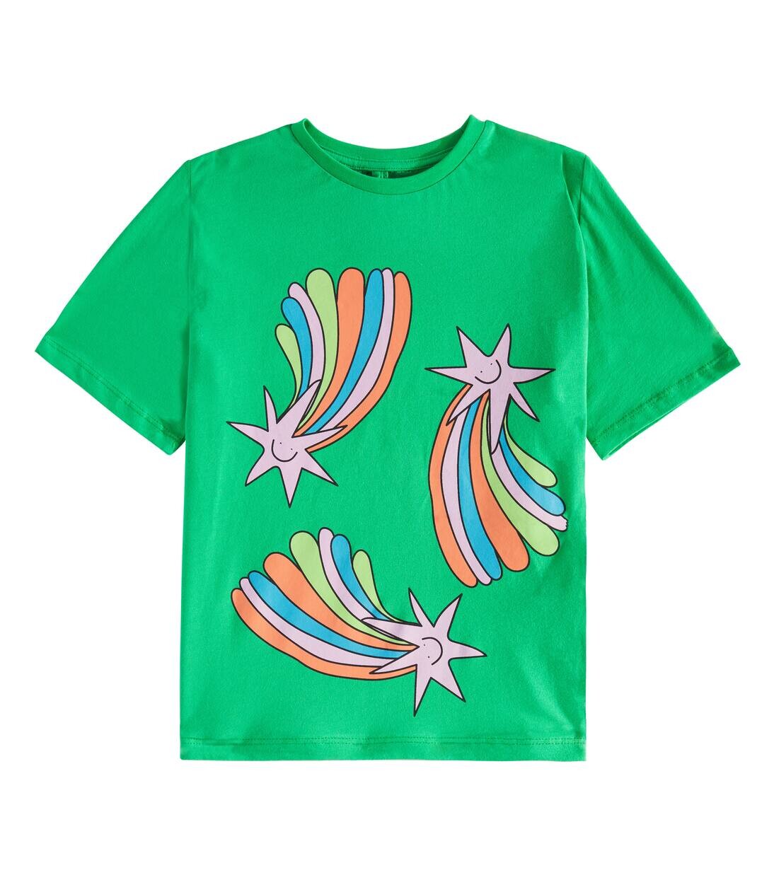 Футболка из хлопкового джерси с принтом Stella Mccartney Kids, зеленый
Футболка из хлопкового джерси с принтом Stella Mccartney Kids, зеленый