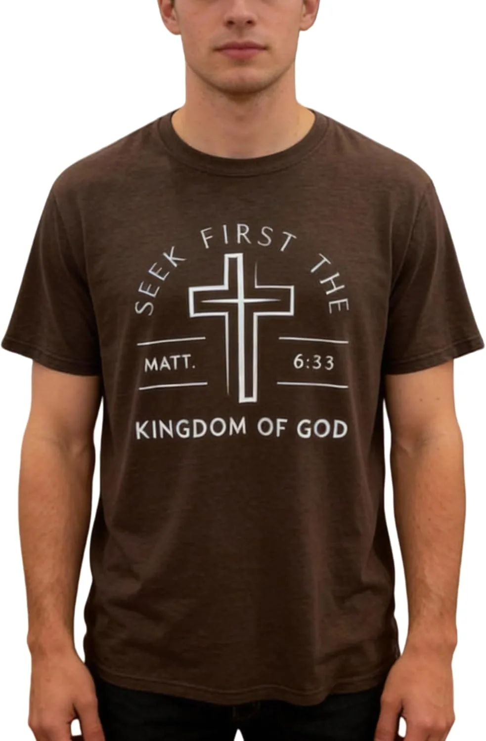 Футболка Christian Shirts for Men с религиозным принтом HPWCML
Футболка Christian Shirts for Men с религиозным принтом HPWCML