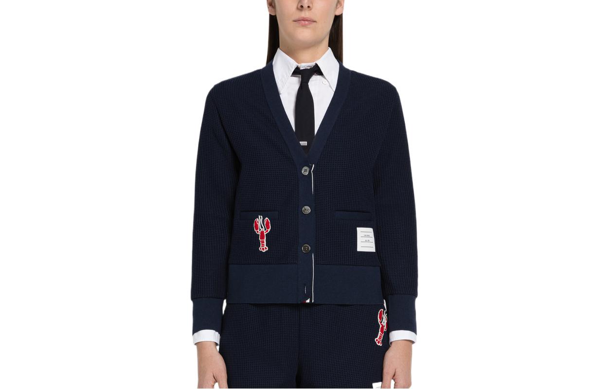 THOM BROWNE FW22 Вязаный свитер Women's Marine Blue
THOM BROWNE FW22 Вязаный свитер Women's Marine Blue