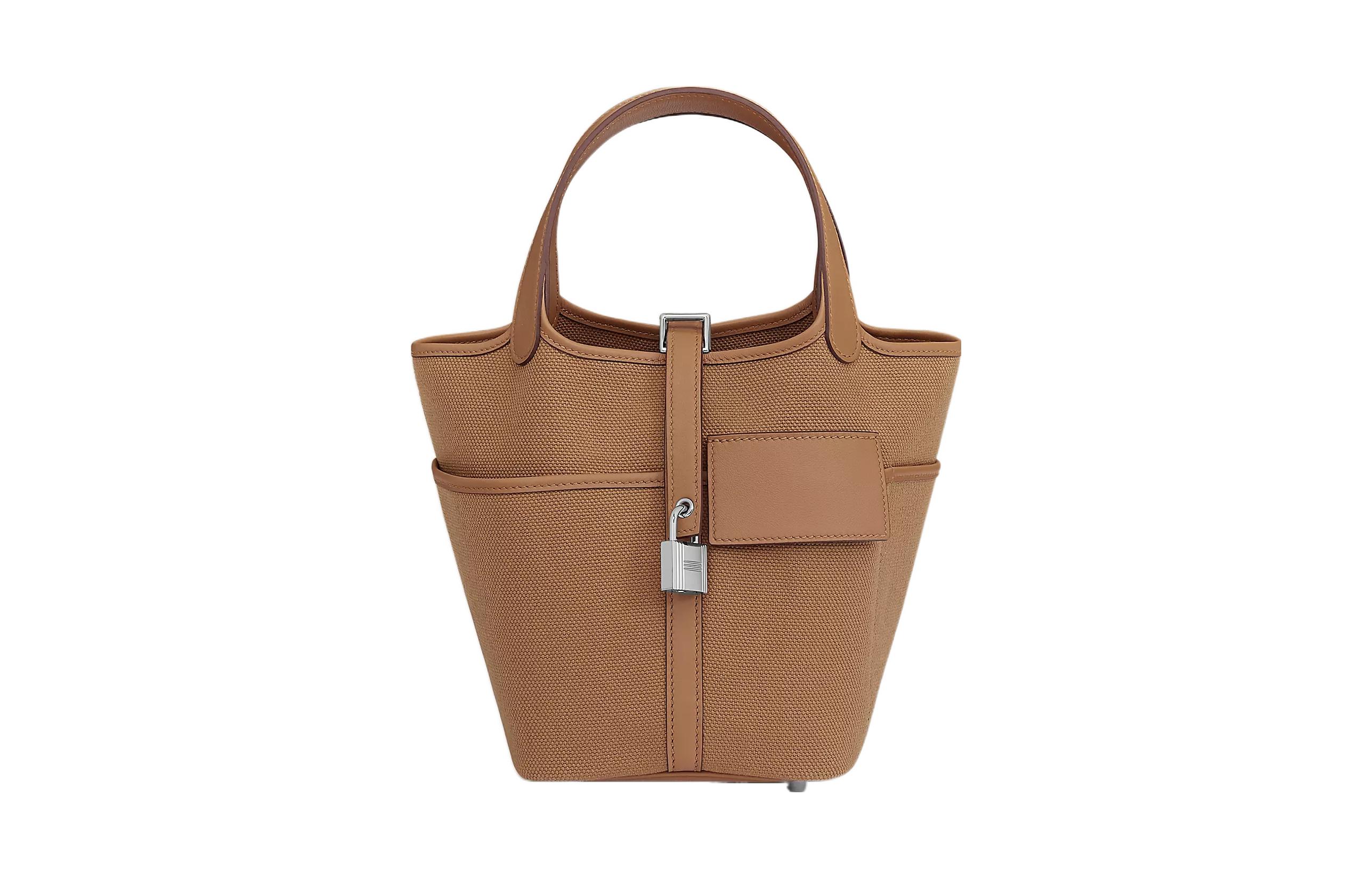 Сумка-ведро Picotin Lock Goeland из канваса с отделкой из телячьей кожи Swift, сумка с карманами, сумка-корзинка, дамская сумочка, женская сумка цвета молочного чая Hermes, u stamp
Сумка-ведро Picotin Lock Goeland из канваса с отделкой из телячьей кожи Swift, сумка с карманами, сумка-корзинка, дамская сумочка, женская сумка цвета молочного чая Hermes, u stamp