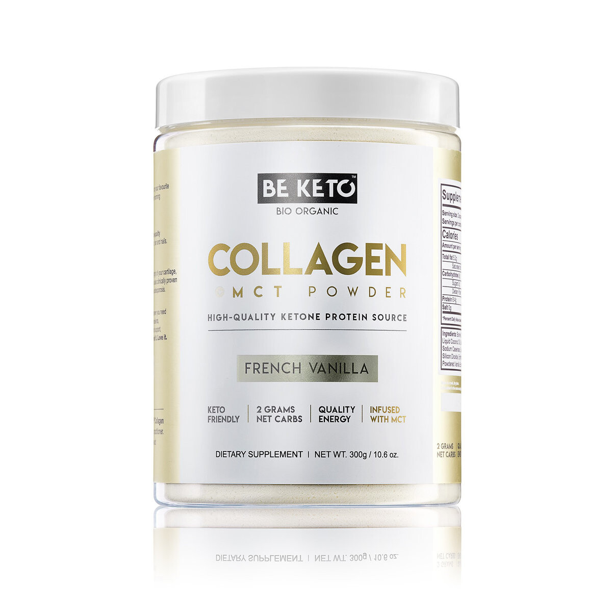 Биологически активная добавка BeKeto Keto Collagen с маслом MCT, французская ваниль, 300 г
Биологически активная добавка BeKeto Keto Collagen с маслом MCT, французская ваниль, 300 г