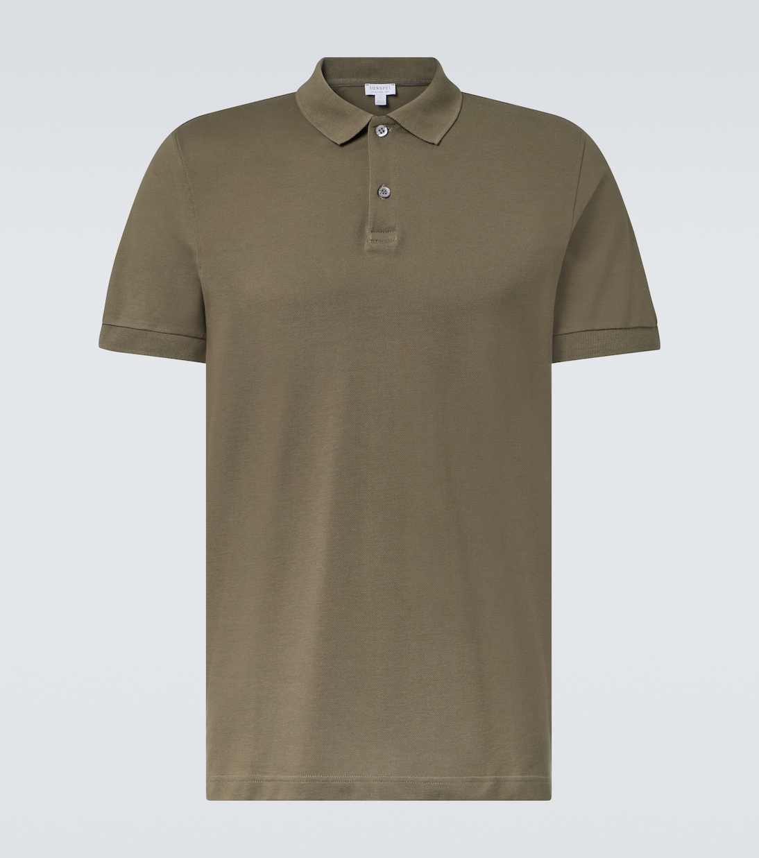 Хлопковая поло Riviera Sunspel, зеленый
Хлопковая поло Riviera Sunspel, зеленый