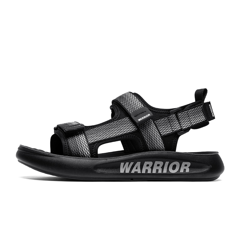 WARRIOR Пляжные сандалии мужские, черно-белые
WARRIOR Пляжные сандалии мужские, черно-белые