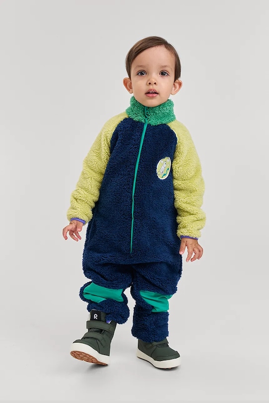 Детский флисовый комбинезон Moomin Gladeligen Reima, темно-синий
Детский флисовый комбинезон Moomin Gladeligen Reima, темно-синий