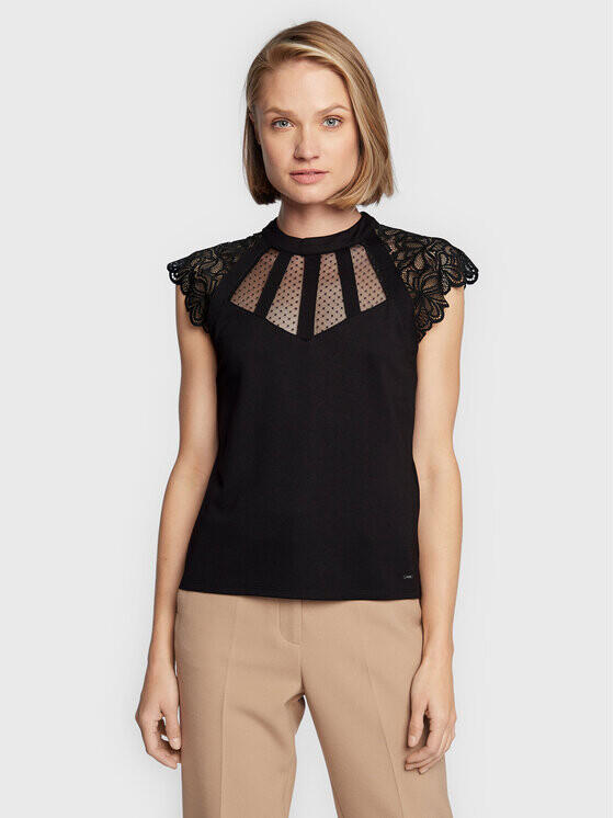 Блузка стандартного кроя Morgan, черный
Блузка стандартного кроя Morgan, черный