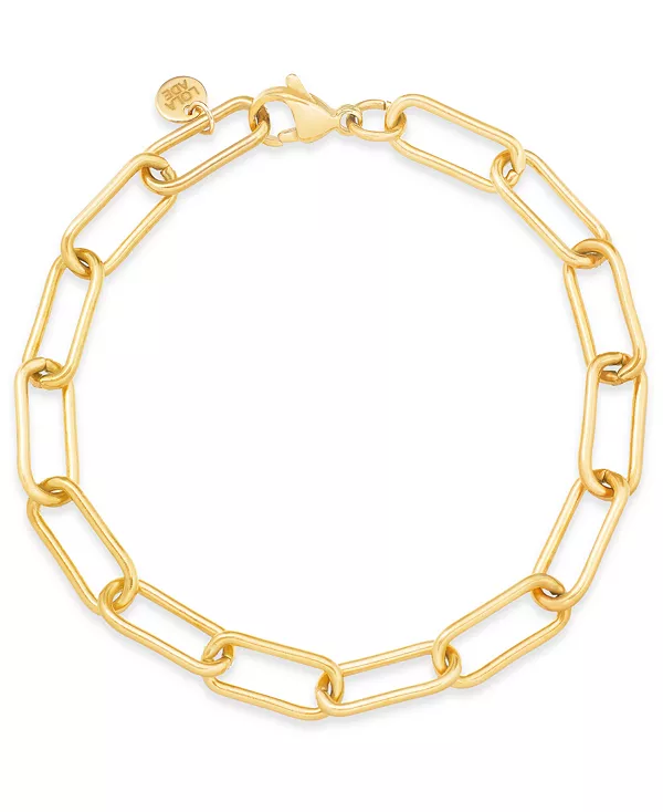 Браслет-Цепочка из 18-каратного золота с канцелярскими скрепками из нержавеющей стали Lola Ade, gold
Браслет-Цепочка из 18-каратного золота с канцелярскими скрепками из нержавеющей стали Lola Ade, gold