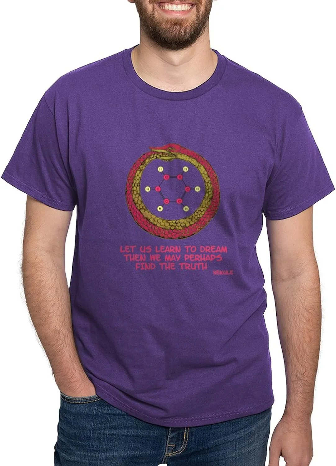 Футболка CafePress Kekule Benzene Dream Dark T Shirt, мужская, 100% Cotton, Classic Graphic White
Футболка CafePress Kekule Benzene Dream Dark T Shirt, мужская, 100% Cotton, Classic Graphic White