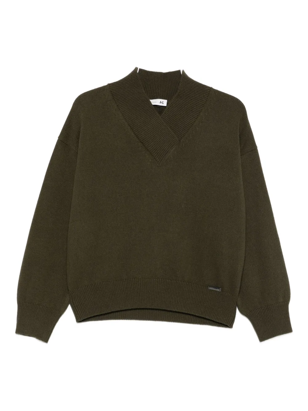 Свитер с V-образным вырезом Manzoni 23, зеленый
Свитер с V-образным вырезом Manzoni 23, зеленый