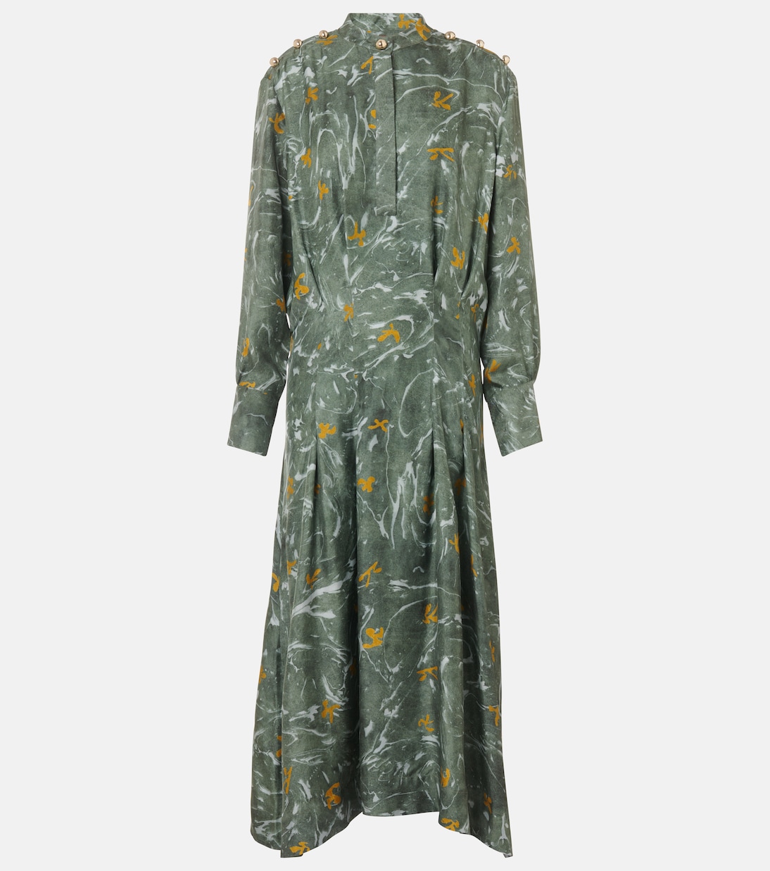 Длинное шелковое платье Felicia с заклепками Altuzarra, Monstera Marbled Floral
Длинное шелковое платье Felicia с заклепками Altuzarra, Monstera Marbled Floral