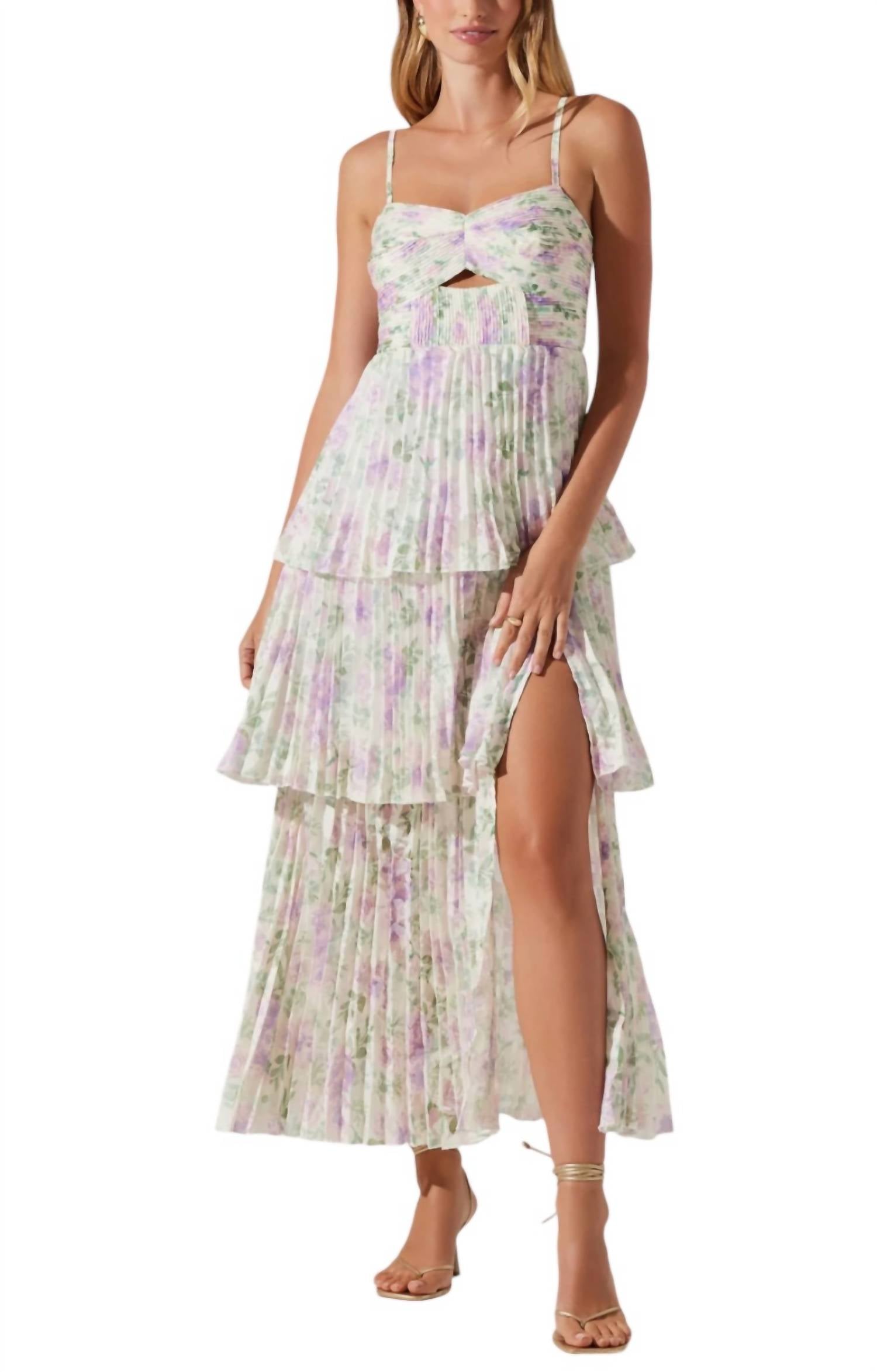 Платье Emmi в фиолетовую сетку с цветочным принтом ASTR
Платье Emmi в фиолетовую сетку с цветочным принтом ASTR