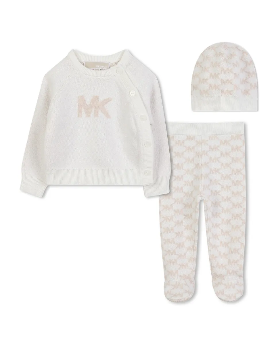 Длинный рукав для малыша в натуральном цвете Michael Kors, белый
Длинный рукав для малыша в натуральном цвете Michael Kors, белый