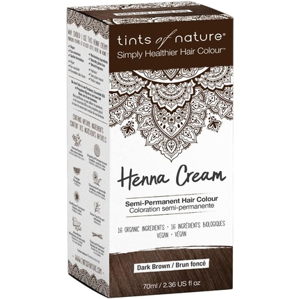 Полуперманентная крем-краска для волос Tints of Nature, темно-коричневая, без аммиака, на 95% натуральная, 70 мл
Полуперманентная крем-краска для волос Tints of Nature, темно-коричневая, без аммиака, на 95% натуральная, 70 мл