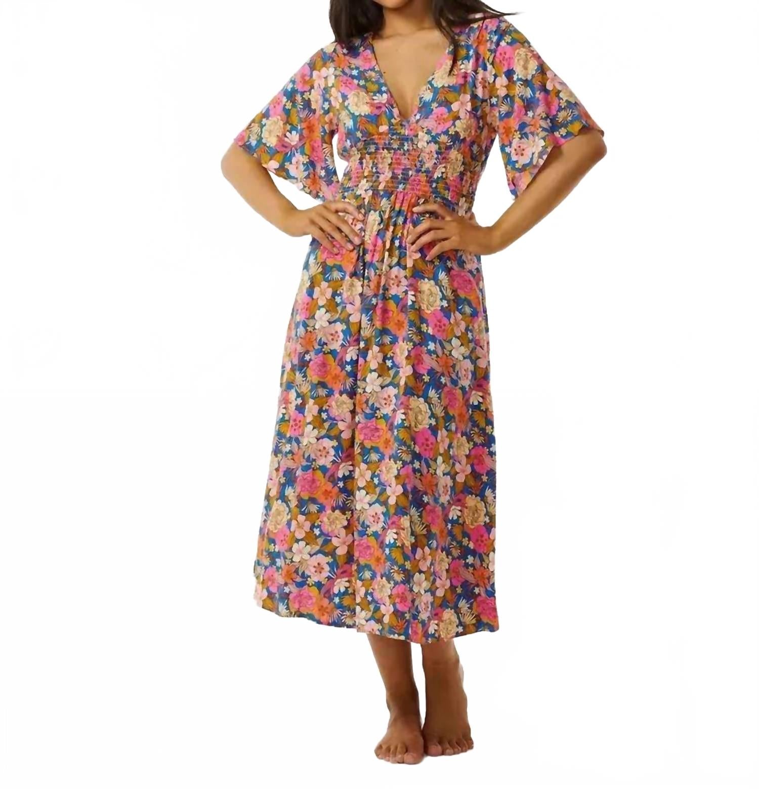 Rip Curl Женское миди-платье Kamari, разноцветное
Rip Curl Женское миди-платье Kamari, разноцветное