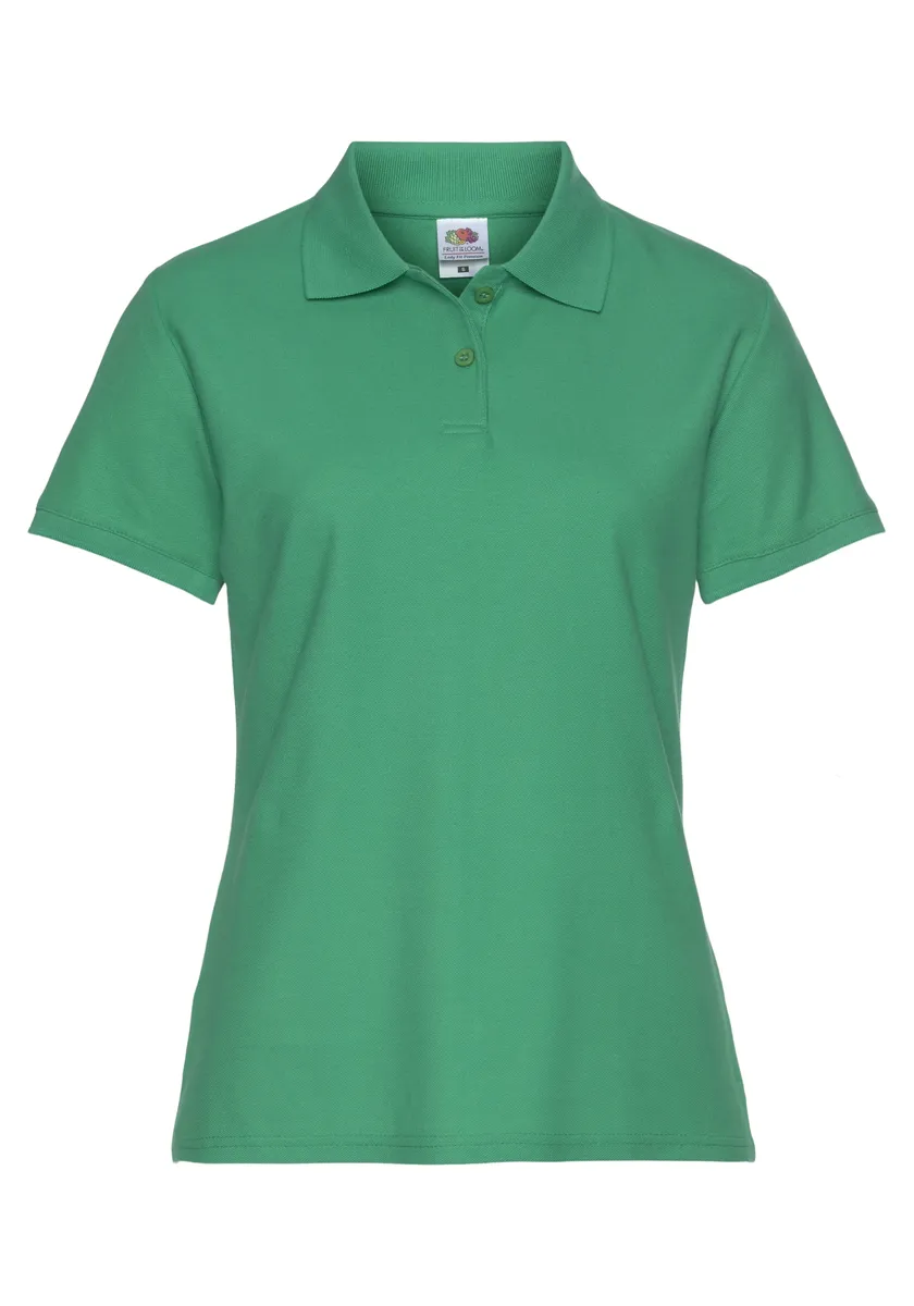 Рубашка-поло Fruit of the Loom "Lady-Fit Premium Polo", зеленый 
Рубашка-поло Fruit of the Loom "Lady-Fit Premium Polo", зеленый