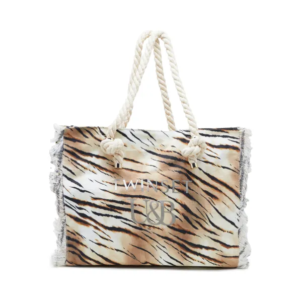 Пляжная сумка Twinset U&B, бежевый
Пляжная сумка Twinset U&B, бежевый