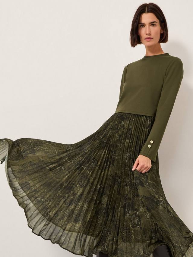 Платье Synthia с принтом змеи Monsoon, Khaki
Платье Synthia с принтом змеи Monsoon, Khaki