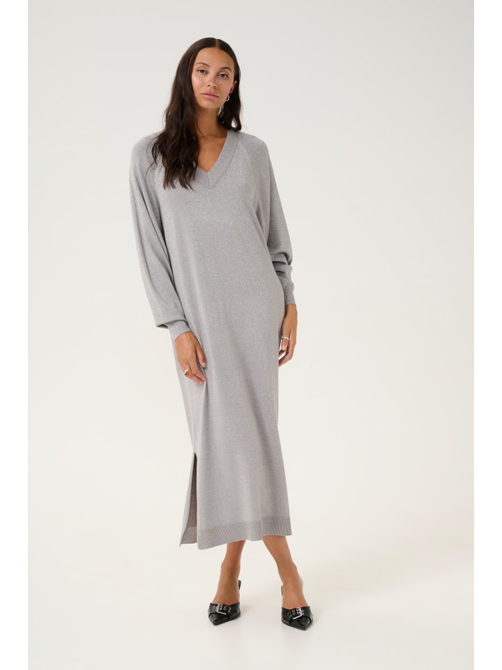 Платье KAregina свободного кроя, цвет серый серебристый металлик Kaffe
Платье KAregina свободного кроя, цвет серый серебристый металлик Kaffe