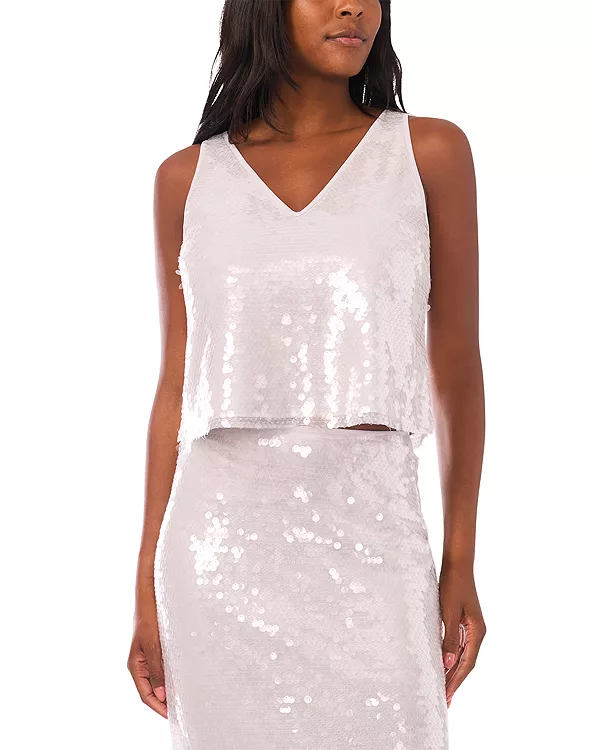 Укороченный топ с пайетками 1.State, белый
Укороченный топ с пайетками 1.State, белый