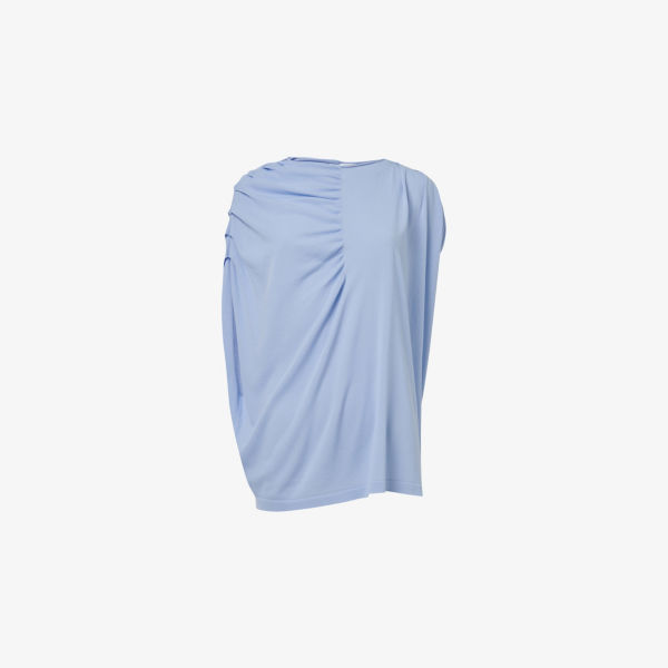 Топ Leem с плиссированными плечами, фиолетовый
Топ Leem с плиссированными плечами, фиолетовый