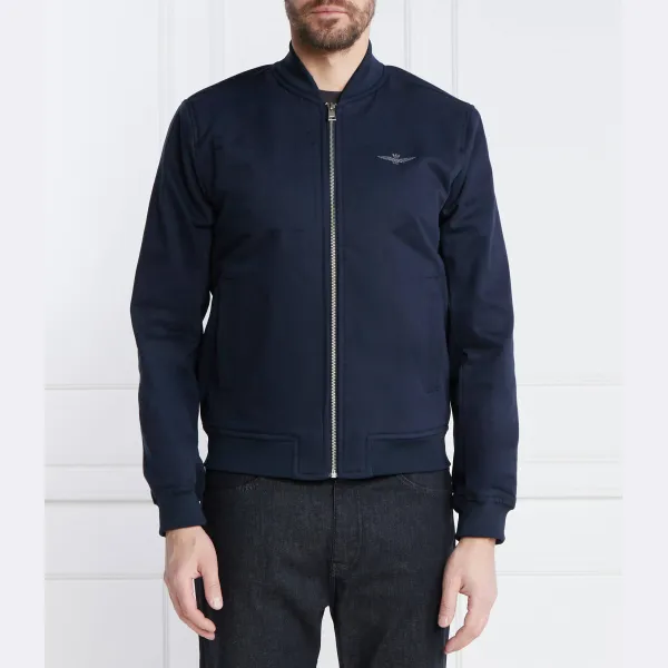 Бомбер стандартного кроя Aeronautica Militare, синий
Бомбер стандартного кроя Aeronautica Militare, синий