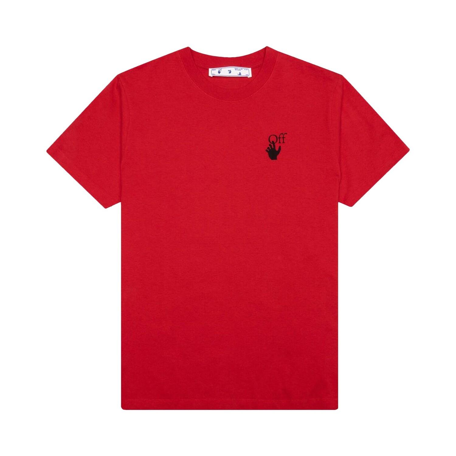 Узкая футболка с короткими рукавами Off-White Spray Marker, Samba/Black 
Узкая футболка с короткими рукавами Off-White Spray Marker, Samba/Black