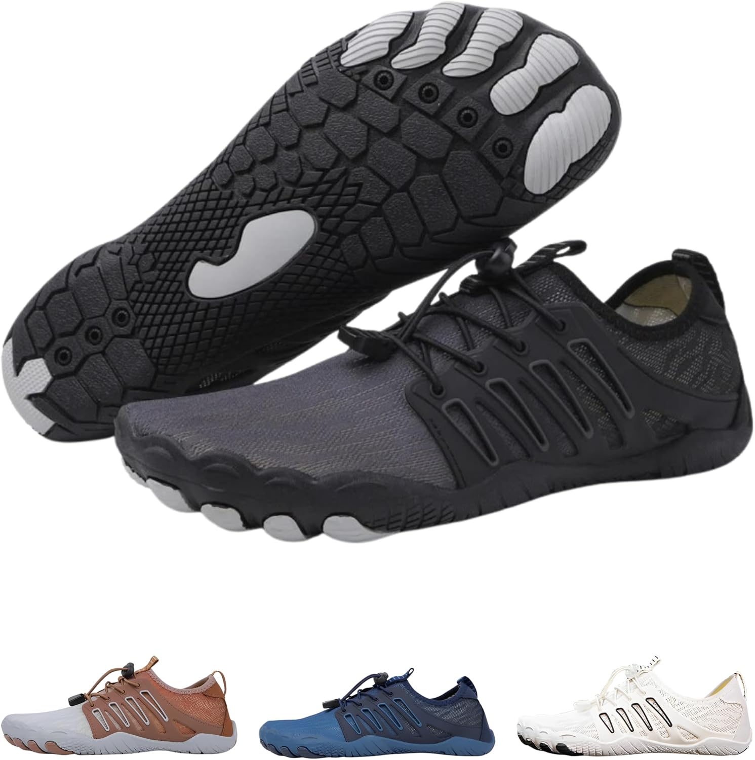 Кроссовки Colson Pro Barefoot для мужчин и женщин - легкие, нескользящие, быстросохнущие минималистичные кроссовки с широким носком, поддержкой свода стопы и гибкой тонкой подошвой для ходьбы, бега и занятий в спортзале Hike Footwear, черный
Кроссовки Colson Pro Barefoot для мужчин и женщин - легкие, нескользящие, быстросохнущие минималистичные кроссовки с широким носком, поддержкой свода стопы и гибкой тонкой подошвой для ходьбы, бега и занятий в спортзале Hike Footwear, черный