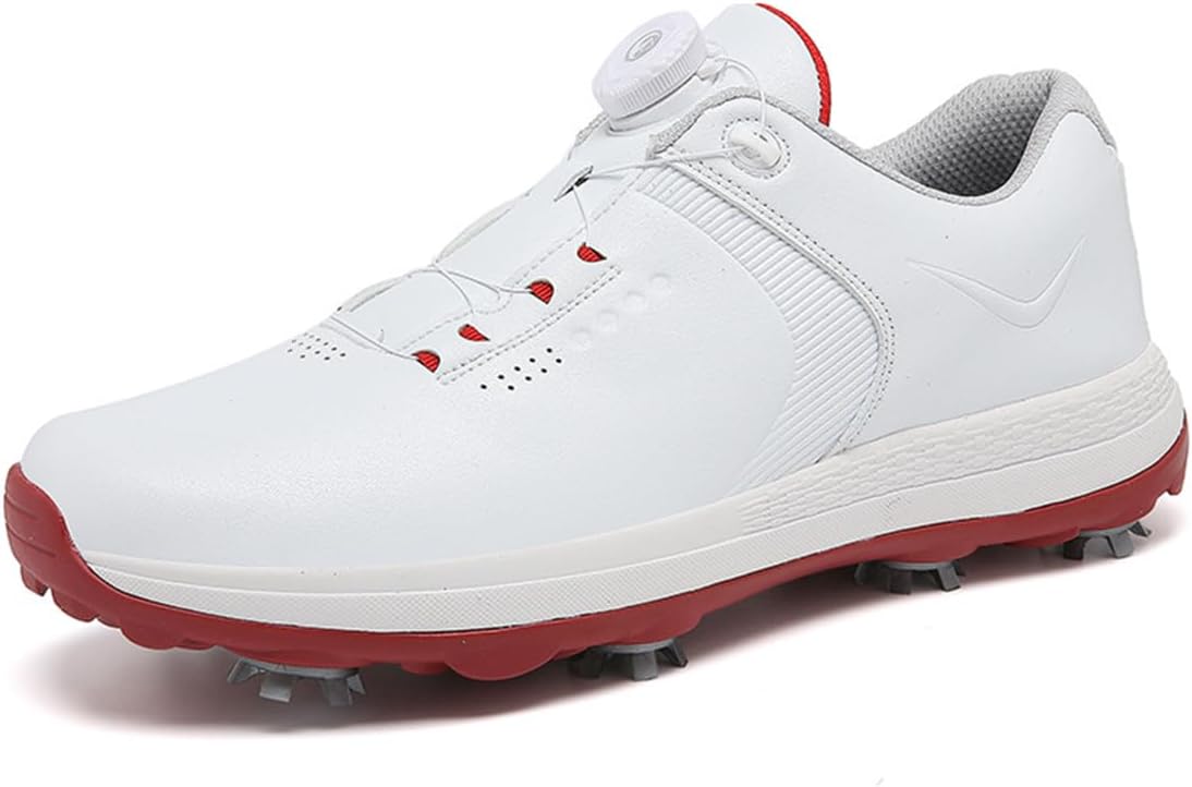 Мужские гольф обувь низкие с шипами для комфорта, прогулочные кроссовки на шнурках, модные теннисные спортивные кроссовки для тренажерного зала и фитнеса Omcam, белый
Мужские гольф обувь низкие с шипами для комфорта, прогулочные кроссовки на шнурках, модные теннисные спортивные кроссовки для тренажерного зала и фитнеса Omcam, белый