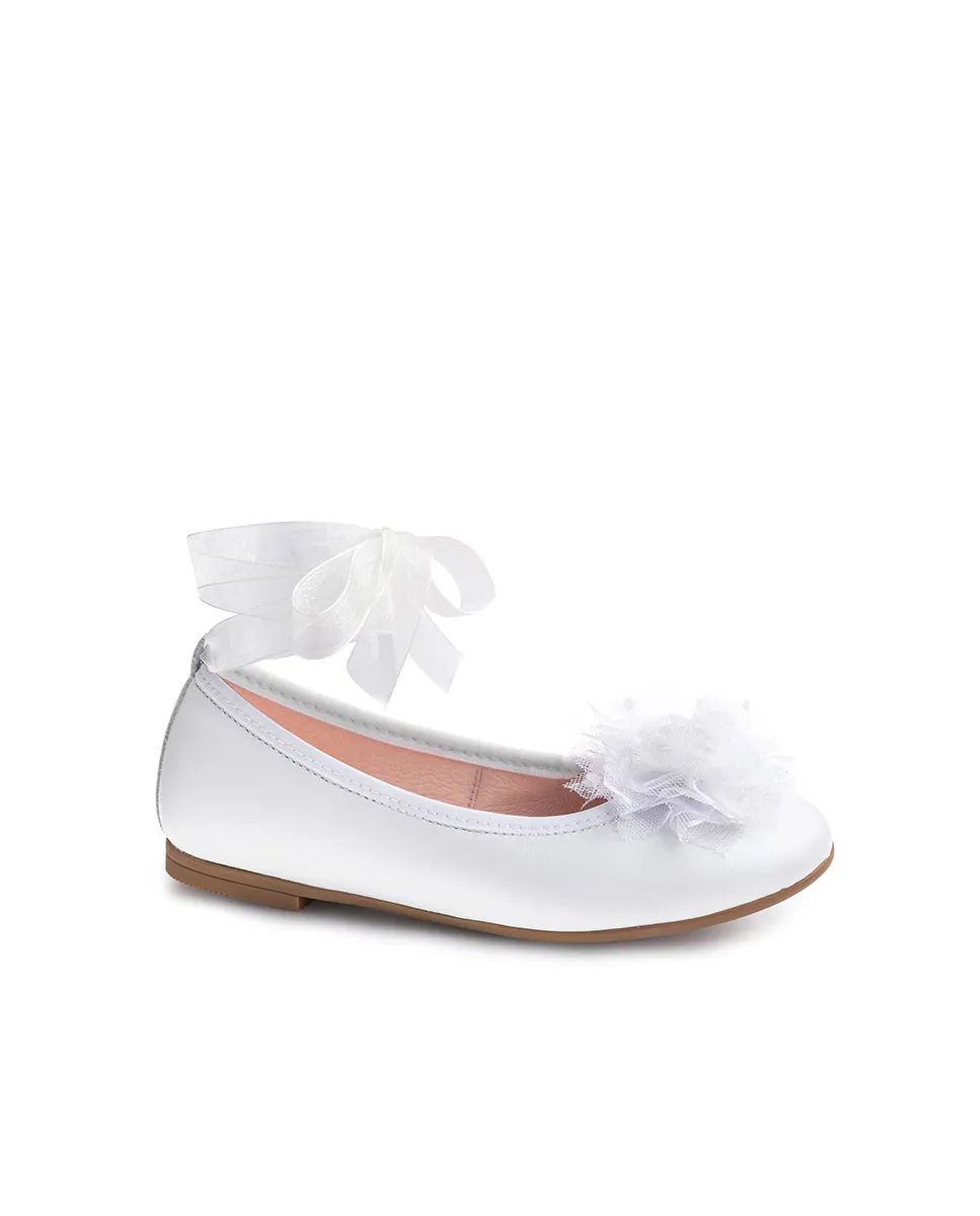 Кожаные балетки для девочки на резинке Pablosky, белый
Кожаные балетки для девочки на резинке Pablosky, белый