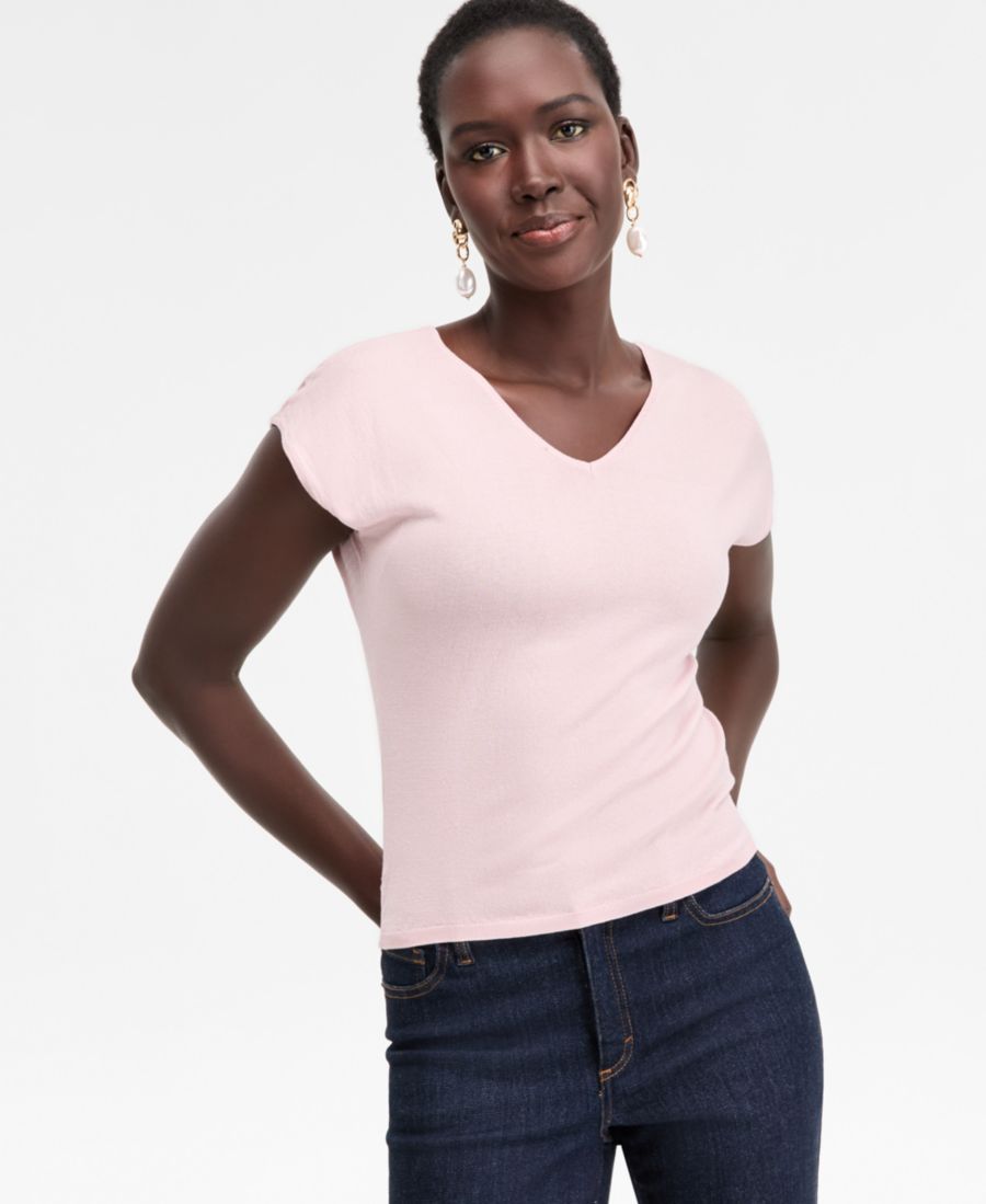 Женский свитер с короткими рукавами, размеры P/XS-XXL INC International Concepts, Pale Mauve
Женский свитер с короткими рукавами, размеры P/XS-XXL INC International Concepts, Pale Mauve