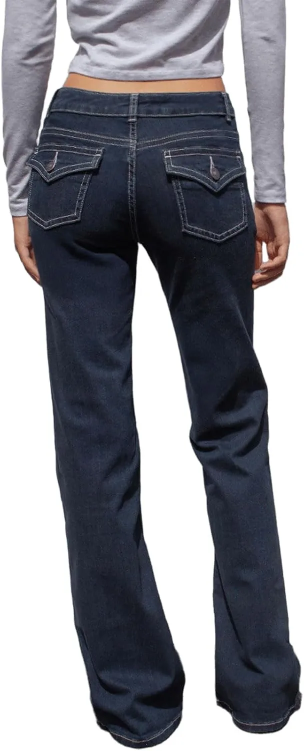 Женские джинсы low rise flare с эффектом 90s Djeanxa
Женские джинсы low rise flare с эффектом 90s Djeanxa