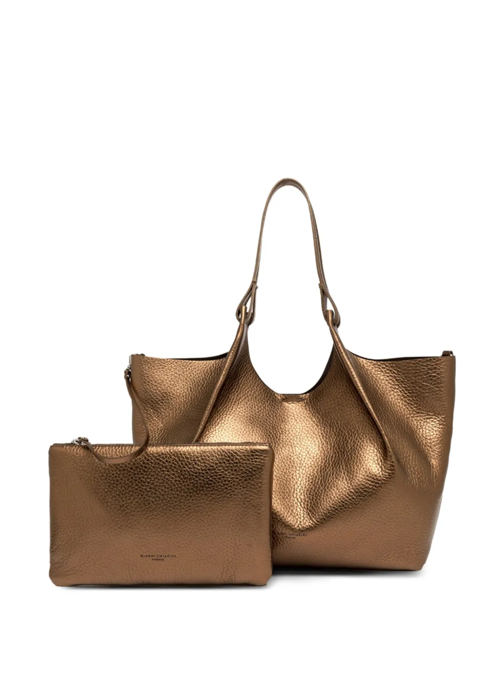 Сумка-тоут Dua с эффектом металлик GIANNI CHIARINI, коричневый
Сумка-тоут Dua с эффектом металлик GIANNI CHIARINI, коричневый