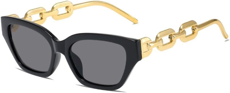 Модные солнцезащитные очки «кошачий глаз» для женщин, винтажные очки, черные солнцезащитные очки для женщин с защитой от УФ-излучения UV400, золотистые очки LXLHWN, Black
Модные солнцезащитные очки «кошачий глаз» для женщин, винтажные очки, черные солнцезащитные очки для женщин с защитой от УФ-излучения UV400, золотистые очки LXLHWN, Black