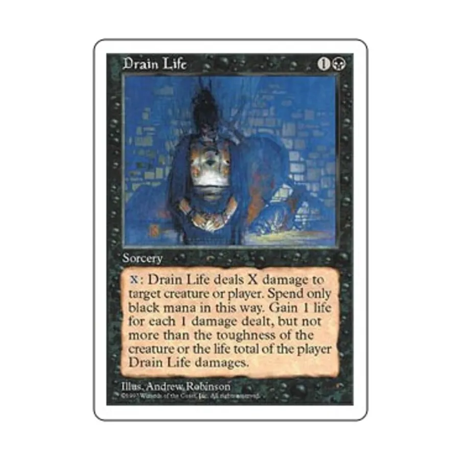 CCG Похищение жизни (С), MTG - 5th Edition 
CCG Похищение жизни (С), MTG - 5th Edition