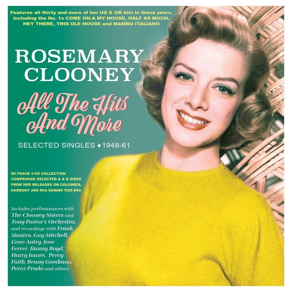 Диск CD All The Hits & More: Selected Singles 1948-61 - Rosemary Clooney
Диск CD All The Hits & More: Selected Singles 1948-61 - Rosemary Clooney