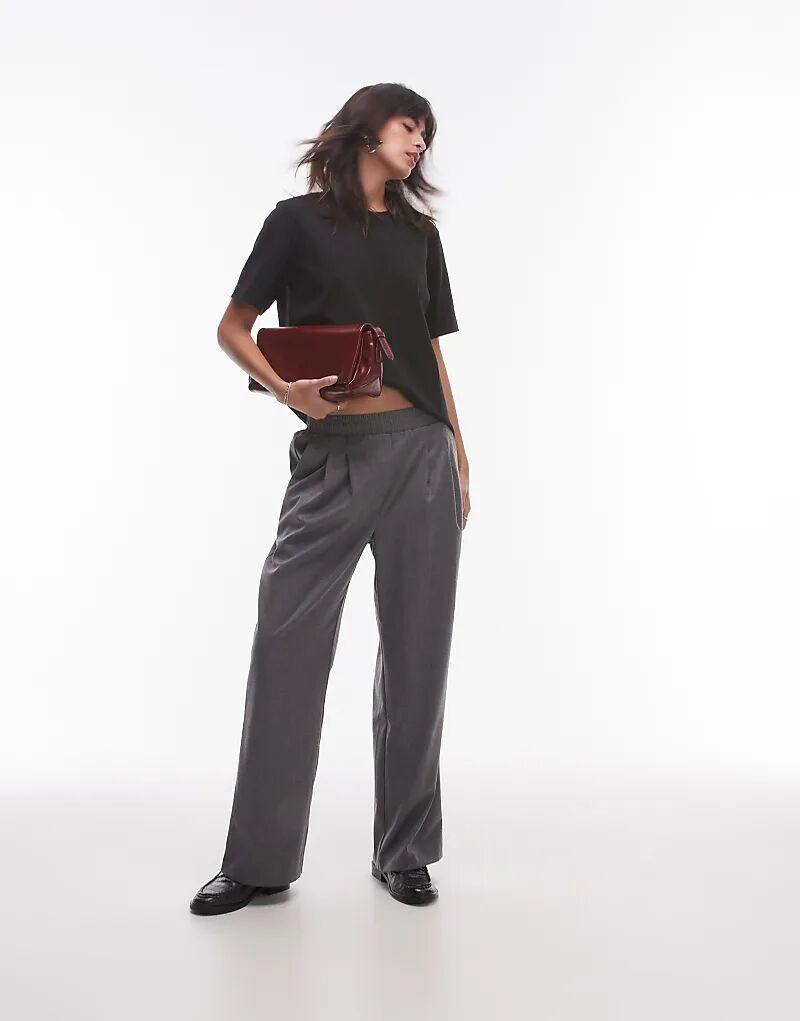 Плиссированные джоггеры сланцевого цвета Topshop
Плиссированные джоггеры сланцевого цвета Topshop