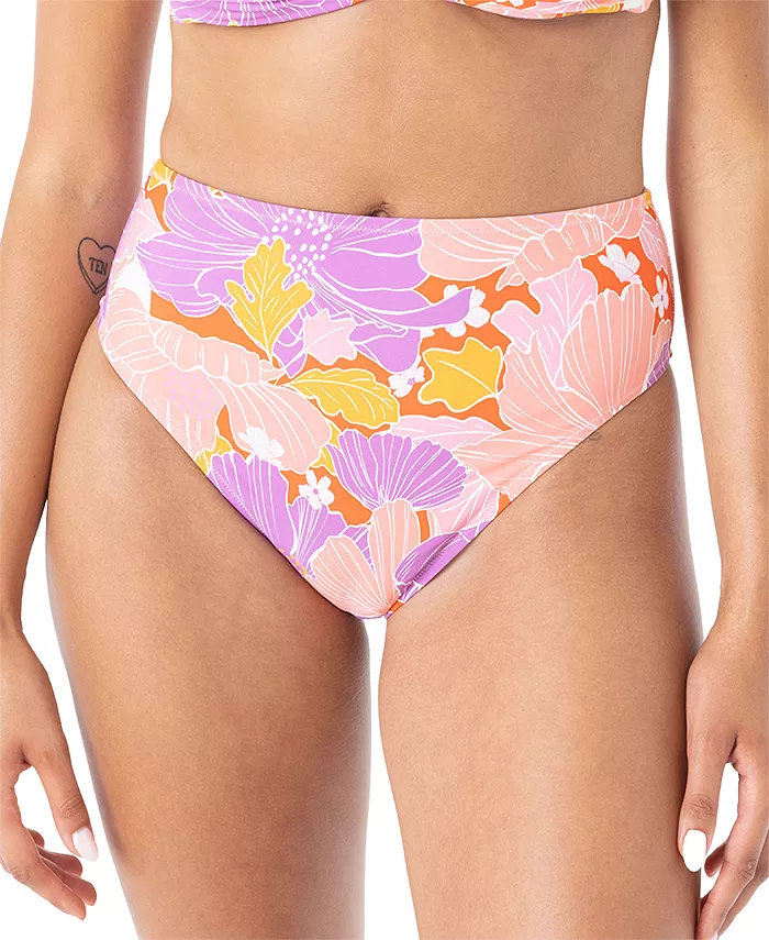 Джинсовые бикини-трусы Bell Bottom Blooms с высокой посадкой для девушек Roxy, фиолетовый
Джинсовые бикини-трусы Bell Bottom Blooms с высокой посадкой для девушек Roxy, фиолетовый