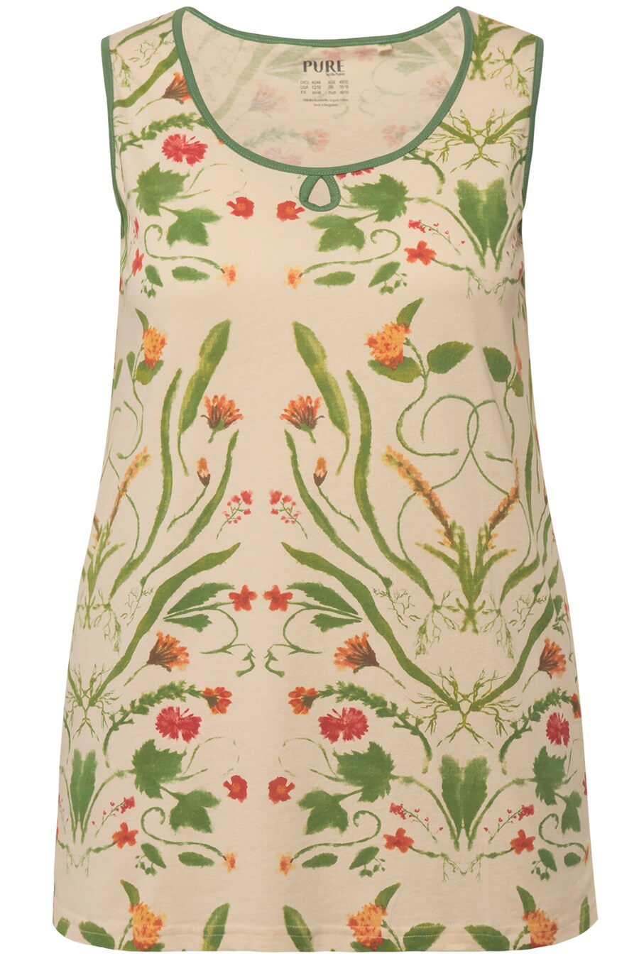 Пижамная рубашка Ulla Popken, кремовый
Пижамная рубашка Ulla Popken, кремовый