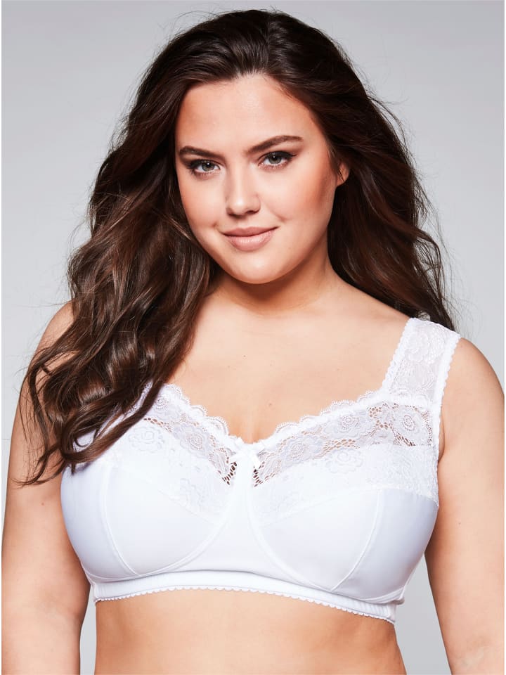 Бюстгальтер без косточек sheego, белый
Бюстгальтер без косточек sheego, белый