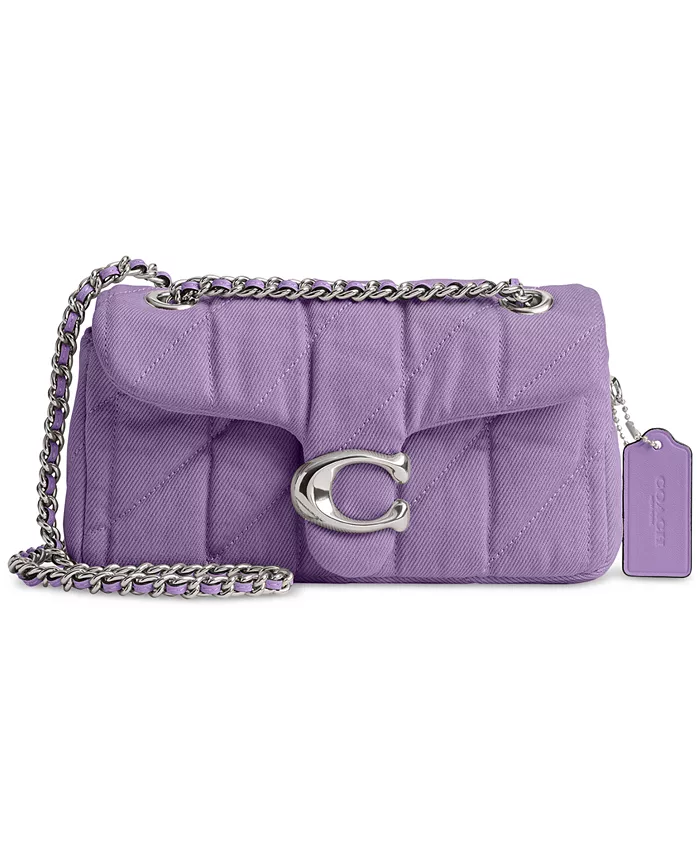 Сумка через плечо Tabby 20 в стеганом дениме COACH, фиолетовый
Сумка через плечо Tabby 20 в стеганом дениме COACH, фиолетовый