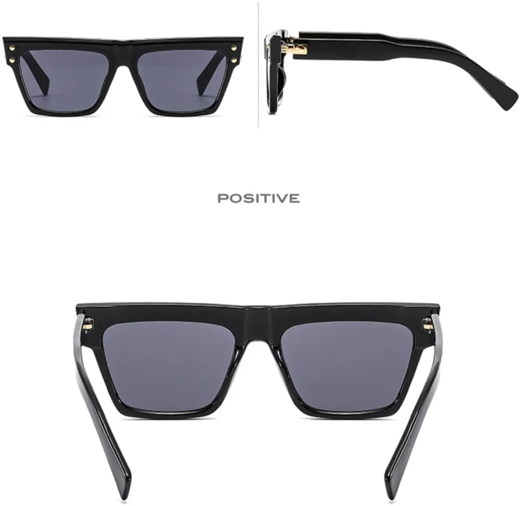 Женские солнцезащитные очки в полоску с винтажными заклепками, роскошные мужские солнцезащитные очки с защитой от УФ-излучения UV400 SZVVBKK, Black Stripe
Женские солнцезащитные очки в полоску с винтажными заклепками, роскошные мужские солнцезащитные очки с защитой от УФ-излучения UV400 SZVVBKK, Black Stripe