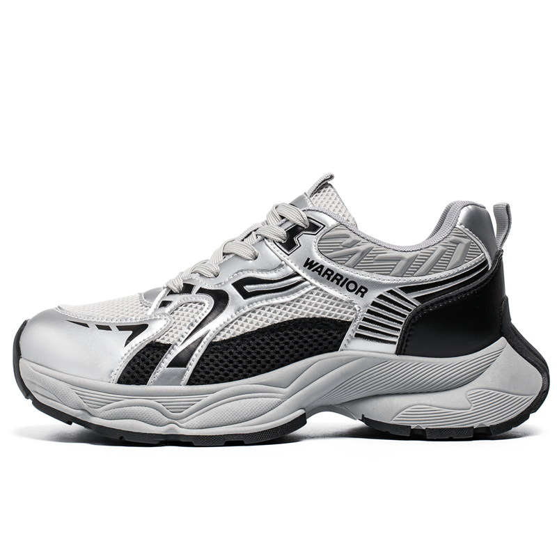 WARRIOR Скользоустойчивые износостойкие дышащие массивные низкие кроссовки мужские серо-серебристые, цвет Gray Silver
WARRIOR Скользоустойчивые износостойкие дышащие массивные низкие кроссовки мужские серо-серебристые, цвет Gray Silver