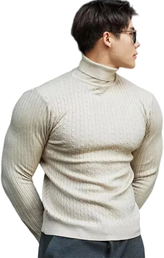 Мужской водолазка вязаная полосатая уличный стиль теплая
Мужской водолазка вязаная полосатая уличный стиль теплая