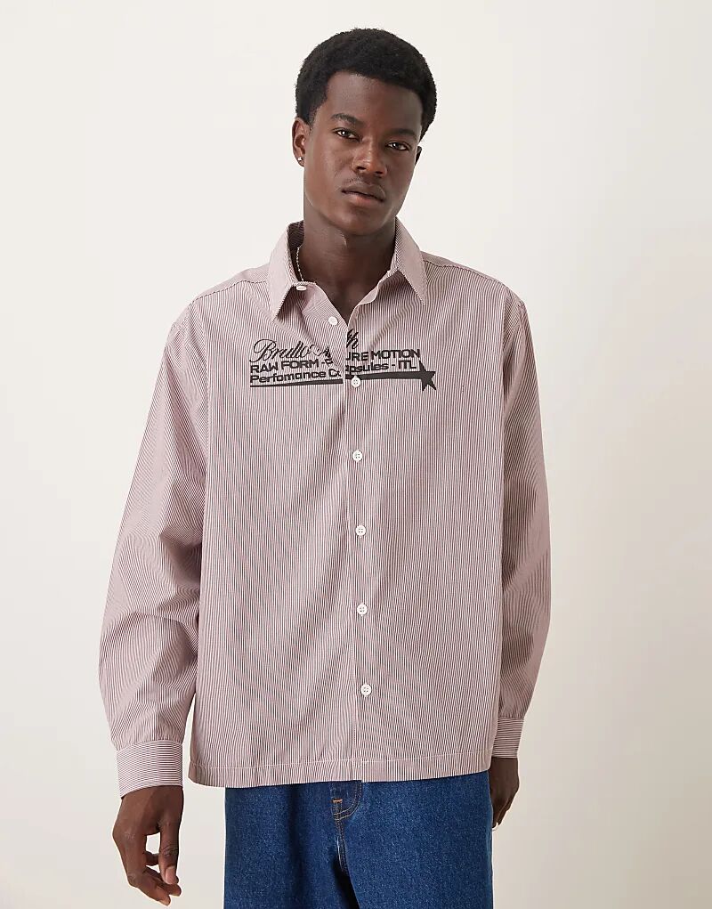 Рубашка свободного кроя ASOS DESIGN с принтом на груди в бордовую клетку
Рубашка свободного кроя ASOS DESIGN с принтом на груди в бордовую клетку