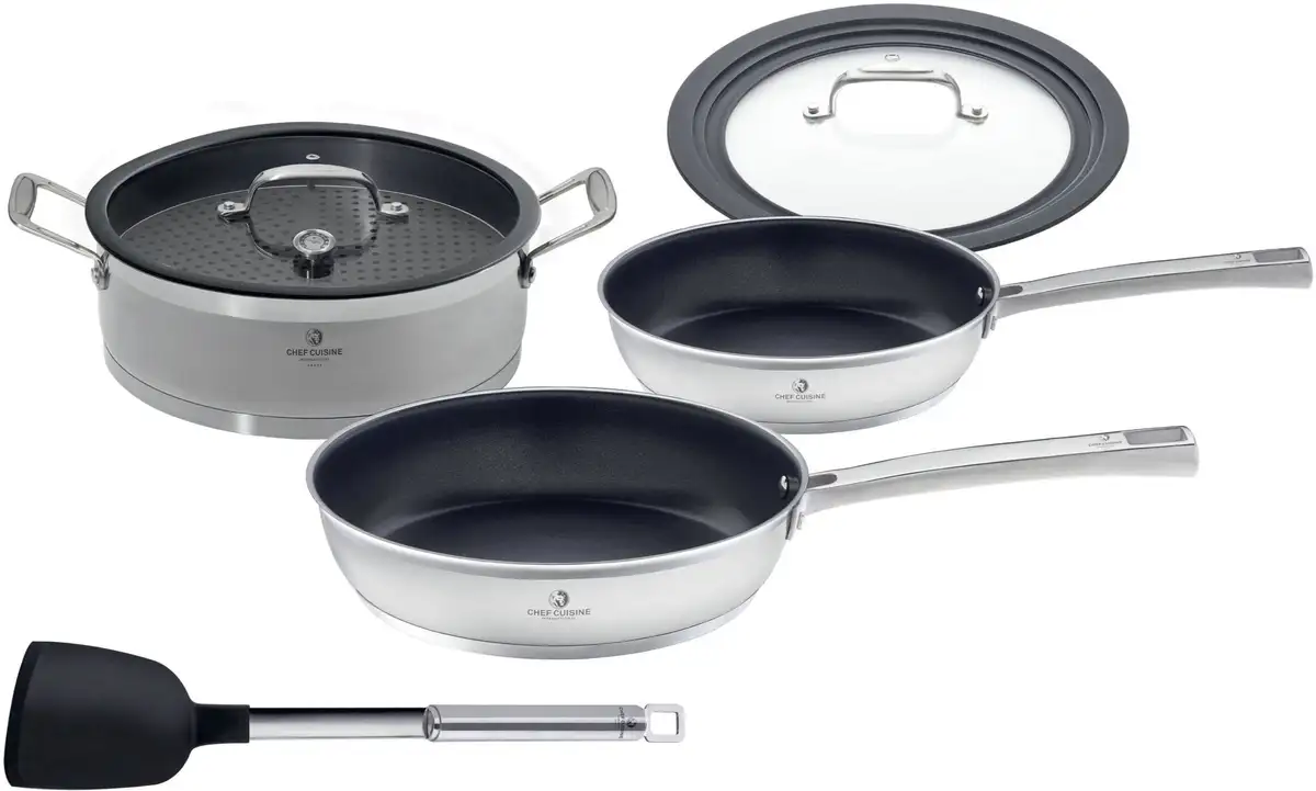 CHEF CUISINE Набор сковородок International "Chef Cuisine" CHEF CUISINE International Ø 28 см, цвет Silber
CHEF CUISINE Набор сковородок International "Chef Cuisine" CHEF CUISINE International Ø 28 см, цвет Silber