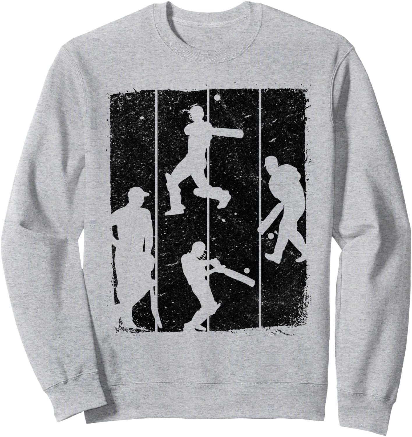 Ретро-толстовка с силуэтом крикета Cricketing Cricket Designs, серый
Ретро-толстовка с силуэтом крикета Cricketing Cricket Designs, серый