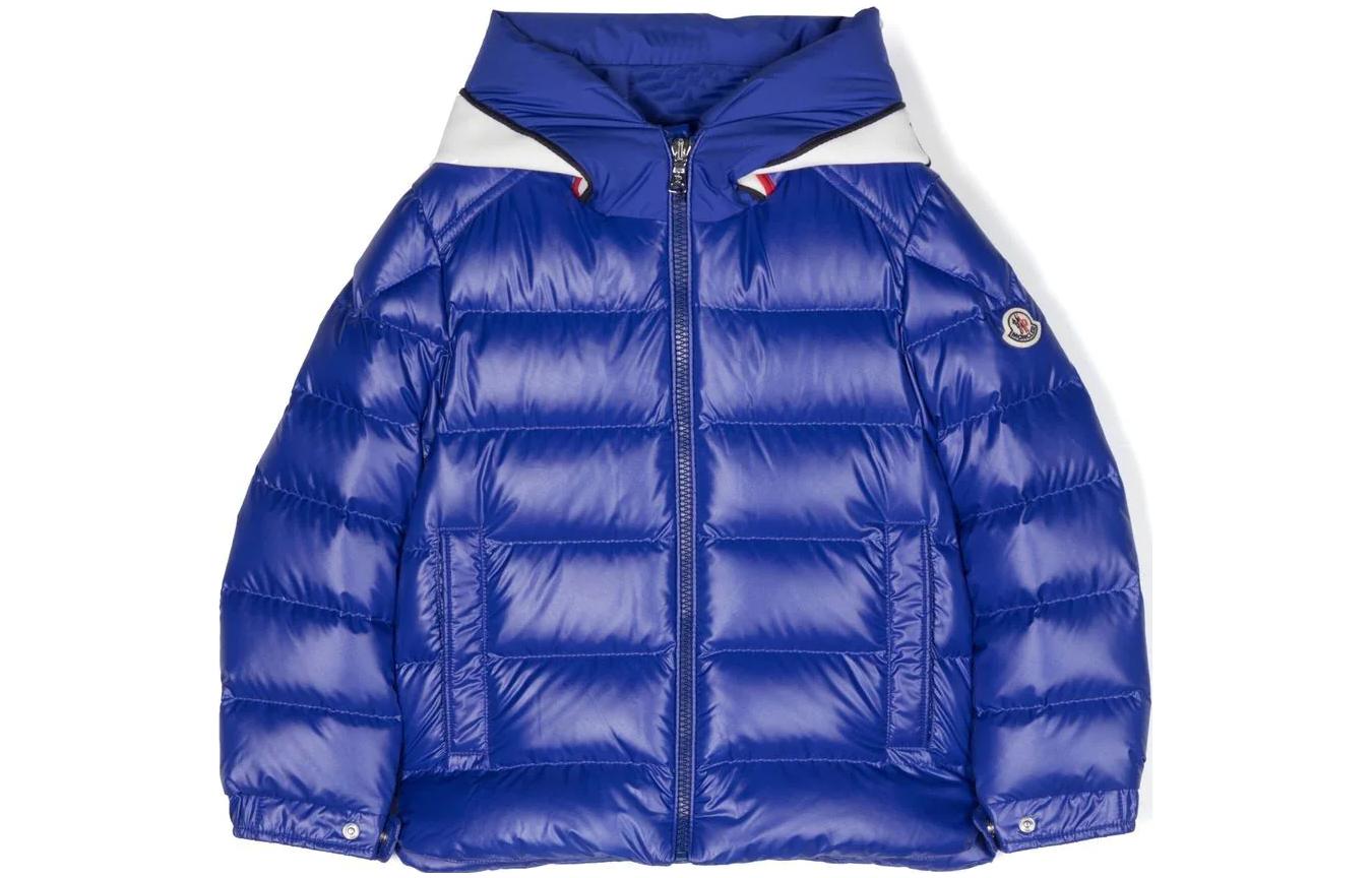 Детская пуховая куртка Moncler, синяя
Детская пуховая куртка Moncler, синяя