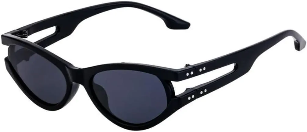 Овальные солнцезащитные очки «кошачий глаз» для женщин и мужчин, роскошные, модные, в стиле панк-ретро, с защитой от УФ-излучения UV400 UATXTAU, C1gray
Овальные солнцезащитные очки «кошачий глаз» для женщин и мужчин, роскошные, модные, в стиле панк-ретро, с защитой от УФ-излучения UV400 UATXTAU, C1gray