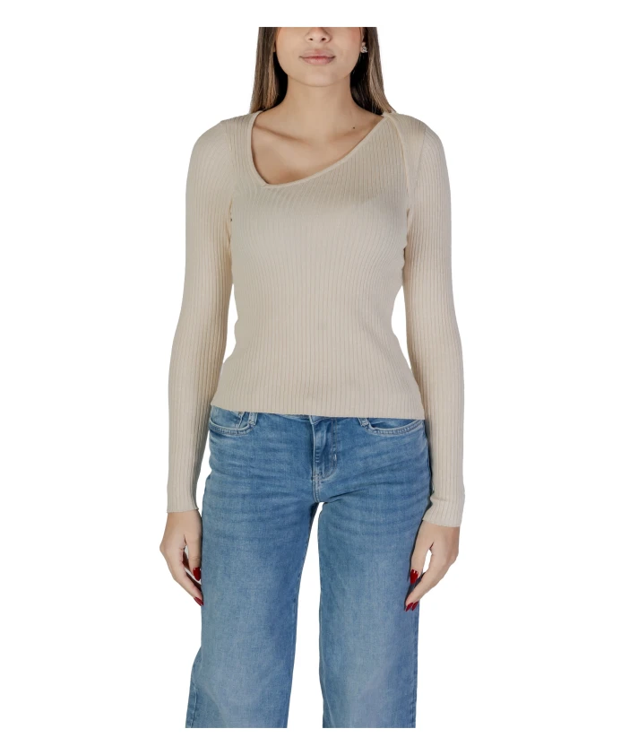 Белый вязаный свитер с V-образным вырезом Vila, белый
Белый вязаный свитер с V-образным вырезом Vila, белый